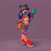 Mi Proyecto del curso: Pintura digital de personajes: ilustra con luz y color. 3D, Drawing, and Realistic Drawing project by Martín Ezequiel Barrera - 03.20.2020