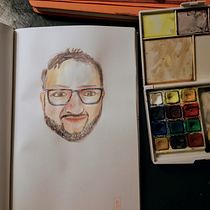 Mi Proyecto del curso: Cuaderno de retratos en acuarela. Portrait Drawing project by edo_veraf - 03.18.2020