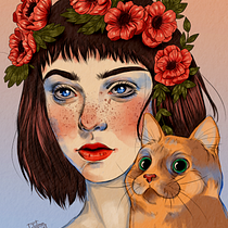 Meu projeto do curso: Técnicas de ilustração com aquarela digital. Un progetto di Illustrazione digitale di Juliana Soares - 13.05.2020