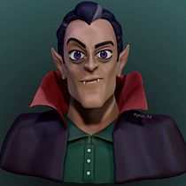 Mi Proyecto del curso: Modelado de personajes en 3D. Projekt z dziedziny 3D, Kreat, wność, Projektowanie postaci 3D i  Modelowanie 3D użytkownika Gonzalo Caamaño Cella - 19.03.2020