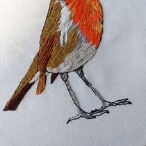 Mi Proyecto del curso: Pintar con hilo: técnicas de ilustración textil. Bordado projeto de Lucian Rodriguez - 19.03.2020