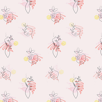 Mi Proyecto del curso: Motivos para repetir . Un projet de Création de motifs, Illustration traditionnelle, Aquarelle , et Estampe de Katia Gonzalez - 17.03.2020