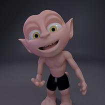 Mi Proyecto del curso:  Modelado profesional de personajes cartoon 3D. Projekt z dziedziny 3D, Animacje 3D, Projektowanie postaci, Projektowanie postaci 3D i  Modelowanie 3D użytkownika Gaizka Coterón - 20.03.2020