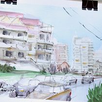 Mi Proyecto del curso: Paisajes urbanos en acuarela. Pintura em aquarela projeto de Mauricio Ranaldi - 21.03.2020