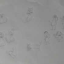 Mi Proyecto del curso: Dibujo y creatividad para pequeños grandes artistas. Un proyecto de Ilustración tradicional de Nathan Veliz - 21.03.2020