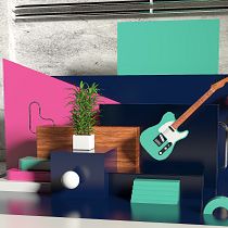 Abstract 3D composition - @Midgar777. 3D, e Design projeto de Pete Butler - 21.03.2020
