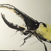 Acuarela y Tinta china - "Bichicos". Un progetto di Pittura ad acquerello di Vanessa Alvarez Vaello - 23.03.2020
