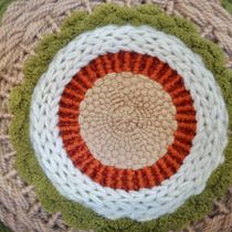 Mi Proyecto del curso: Tejido en telar circular. Tecido, Design de acessórios, e Decoração de interiores projeto de Nora Retamal Mena - 21.03.2020