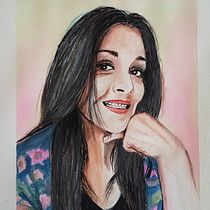 Mi Proyecto : Cuaderno de retratos en acuarela Jeka. Drawing project by Jessica Artista Plastica - 04.05.2020