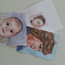 Mi Proyecto del curso: Retrato artístico en acuarela. Fine Arts project by Veronica Blanco - 03.22.2020