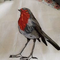 Mi Proyecto del curso: Pintar con hilo: técnicas de ilustración textil. Bordado projeto de Jaia Collia - 22.03.2020
