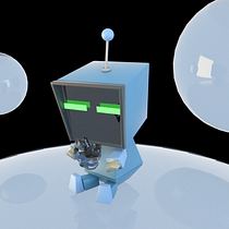 Robot jugando con agua. 3D project by Soraya Teruel Sáez - 03.22.2020