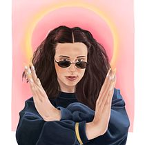 Mi retrato final, ha sido un curso muy guay, he mejorado en el uso de pinceles y modelado. Orgullosa del resultado final!. Een project van  van martalongas27 - 22.03.2020