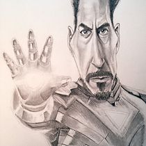 Caricatura Robert Downey jr.. Ilustração tradicional projeto de Sergi Studio - 05.04.2020