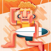 JJF. Ilustração tradicional, Ilustração digital e Ilustração vetorial projeto de Ricardo Jurça - 23.03.2020