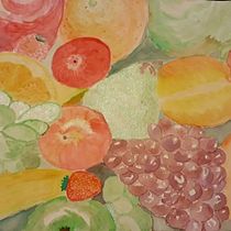 Mi Proyecto del curso: Técnicas modernas de acuarela - Frutas. Un progetto di Pittura ad acquerello di Ruth Medina Barrientos - 23.03.2020