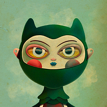 Mi resultado! feliz con este curso! :D Gracias Óscar. Ilustração digital projeto de sandragonzalez - 23.03.2020
