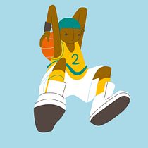 Basketball! Gracias Pabo!. Een project van 2D-animatie y Karakteranimatie van Guilherme Jorge Porto - 24.03.2020