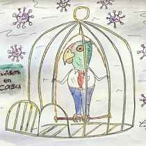Mi Proyecto del curso: Humor gráfico: danos la tira nuestra de cada día "Quédate en casa" Ein Projekt aus dem Bereich Zeichnung, Traditionelle Illustration und Malerei von Carlos Muñoz Sanjuán - 24.03.2020