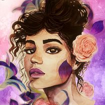 My project in Illustrated Portrait in Watercolor course. Un projet de Aquarelle de Taghreed Ashi - 13.09.2020
