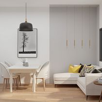 Departamento, sector cocina/ comedor - estar. Een project van 3D, Architectuur, Interieurontwerp y Fotografische postproductie van Luciana Gómez Devecchi - 24.03.2020