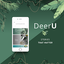 DeerU - An app proposal for the environment Ein Projekt aus dem Bereich Webdesign und Traditionelle Illustration von Oscar santamaria - 25.03.2020