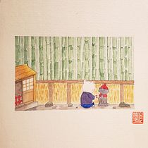 Final Project: Watercolor Illustration with Japanese Influence. Un progetto di Disegno e Pittura ad acquerello di seronion - 01.04.2020