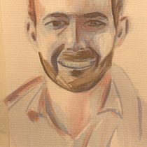 Mi Proyecto del curso: Retrato artístico en acuarela. Portrait Drawing project by estergarciag - 03.25.2020