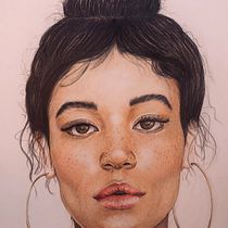 Mi Proyecto del curso:  Retrato realista con lápices de colores. Realistic Drawing project by Eduardo Martinez Vidal - 03.25.2020