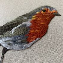 Mi Proyecto del curso: Pintar con hilo: técnicas de ilustración textil. Bordado projeto de Shue Estrada - 25.03.2020