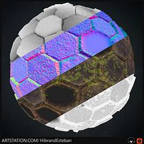 Mi Proyecto del curso: Introducción a la creación de texturas con Substance Designer Ein Projekt aus dem Bereich 3-D-Animation und Grafikdesign von Hibrand Muñoz - 26.03.2020