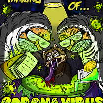 The Making Of Coronavirus . Ilustração digital projeto de estefania_saldivar - 26.03.2020