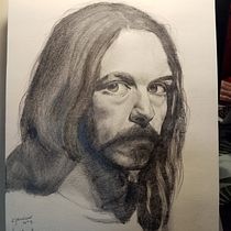 Mi dibujo, curso prof.Diego Catalan. Portrait Drawing project by Sandra Abdolhay - 03.27.2020