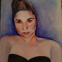 Mi Proyecto del curso: Retrato artístico en acuarela. Un progetto di Disegno artistico di Andrea Arenas - 26.03.2020