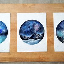 Mi Proyecto del curso: Técnicas modernas de acuarela. . Un progetto di Disegno artistico di Ana Méndez Rodríguez - 26.03.2020