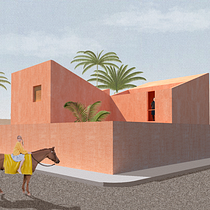 Representación gráfica de proyectos arquitectónicos. Un projet de Architecture, Collage, Dessin, Design , Conception 3D, Conception numérique , et Retouche photographique de Daniela Vázquez - 21.03.2020