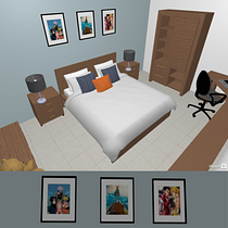 Mi Proyecto del curso: Iniciación al diseño de interiores. Een project van 3D-animatie y  Ontwerp van Ángela Polá de Torroella Oliveros - 01.04.2020