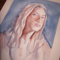 Mi Proyecto del curso: Retrato artístico en acuarela. Un progetto di Disegno di ritratti di Pedro Armas - 28.03.2020