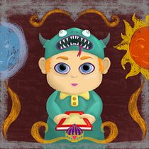 Proyecto final: libro de cuentos. Animação de personagens, Comic, Desenho, Ilustração digital e Ilustração infantil projeto de Eduardo Cabrera Ramírez - 28.03.2020