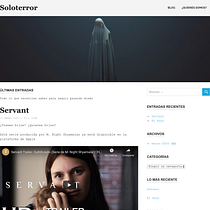 Mi Proyecto del curso: Creación de una web profesional con WordPress. Projekt z dziedziny Kino, film i telewizja użytkownika Ángel Martín - 28.03.2020
