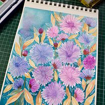 Mi Proyecto del curso: Creación de paletas de color con acuarela. Traditional illustration project by Leonor Gonzalez Reyes - 03.28.2020