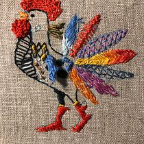 Mi Proyecto del curso: Técnicas de bordado: ilustrando con hilo y aguja. Un projet de Broderie de Luciana Veronica Lawryczenko - 28.03.2020