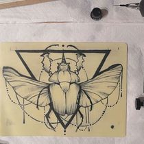 My project in Tattoo for Beginners course. Tattoo Design project by Мария Киселева - 03.24.2020