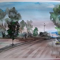 Mi Proyecto del curso: Paisajes urbanos en acuarela. Een project van  Beeldende kunst van Alicia Fortea - 29.03.2020