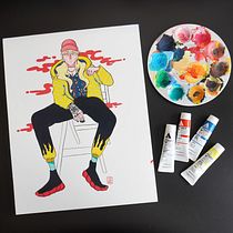 Experimento con Gouache. Un proyecto de Ilustración tradicional y Pintura de Mónica Lemus - 29.03.2020
