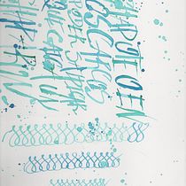 Mi Proyecto del curso: Caligrafía con tiralíneas. Een project van  Beeldende kunst y Kalligrafie van Marine Hartfiel - 30.03.2020