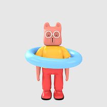 My project in Design of Characters in Cinema 4D: from the Sketch to 3D Printing course. Een project van 3D-karakterontwerp van wizionary - 30.03.2020