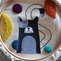 Mi Proyecto del curso: Bordado XL con aguja mágica. Embroider project by Luciana Maidana - 03.30.2020