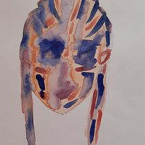 Mi Proyecto del curso: Retrato artístico en acuarela. Un progetto di  di Mafer Becerra Flora - 30.03.2020