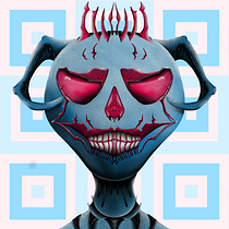 Skull design. Design digital, Desenho digital, Ilustração digital, Pintura digital, e Desenho projeto de Nadav Birenboim - 31.03.2020